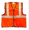 Polyester Orange Safety Reflective Jacket