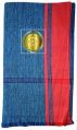 Blue & Red Mens Cotton Dhoti