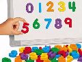 PVC Multicolour As shown in picture 123 magnetic numbers