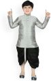 Kids Silk Dhoti Kurta