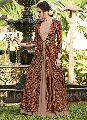 Satin Silk Printed Gown