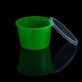 500 ml Green Plastic Round Container