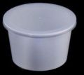 500 ml White Plastic Round Container