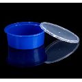 750 ml Blue Plastic Round Container