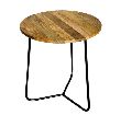 SS1227 Wooden Iron Side Table