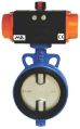 Pneumatic Actuator Operated Butterfly Valve