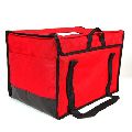 Polyester Black Red Plain food delivery bags