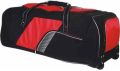 Polyester Red and Black Plain Fusion House wheeled travel bags