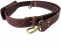 Goat Leather Brown Plain Vintage Crafts leather duffle bag shoulder strap belt