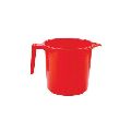 Red Plastic Bath Mug