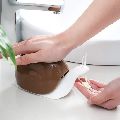 Plastic Brown snail shape liquid soap dispenser