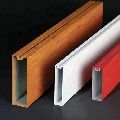 Metal Available in Different Colors Plain Coated Baffle Ceilings