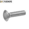 Silver New DIC Fasteners Stainless Steel Round Polished ROUND Square neck flat head carriage bolts carriage bolts