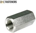 Custom DIC Fasteners Stainless steel/Aluminium/Brass Hex Head Custom Power Coated Polished Unpolished Coupling Nuts