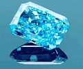 Light Blue Polished royal blue diamond