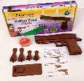 Wooden & Rubber Available in 4 different color Kraftsman kr015a wooden rubber band shooting gun toys