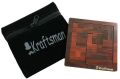 Pine Wood Rectangular Brown Polished Kraftsman 13 pieces portable wooden tetris puzzle game