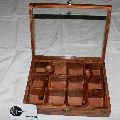 premium twelve compartment wooden masala box