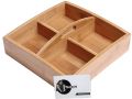 wooden dry fruit serving box