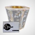 Mother Of Pearl Inlay Bakhoor Burner Incense Burner In Hexagon Shape From Tradnary