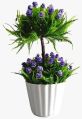 Artificial Plant Bonsai With Beautiful Purple flowers & Ferns