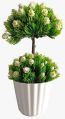 artificial bonsai white flowers plant