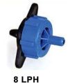 PVC Round New 8 lph agriculture dripper