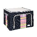 Shop Stoppers Fabric Square NA Multicolour Polished 1500gm Plain Printed Available in Different Colors 66ltr foldable steel frame cloths zip organizer box