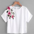 Ladies Embroidered T-shirt