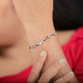 Half Moon Shape Adjustable Charm Bracelet