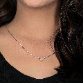 Pear Solitaire Diamond Pendent Necklace