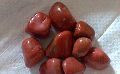 Natural Stone Red Polished Solid agate pebble stone