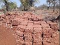 Red Solid laterite stone