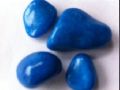 Polished Blue Pebble Stone