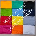 micro dot knit lycra 165 gsm fabric