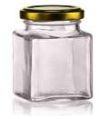 280gm-250-ml honey square glass jar