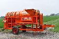 1000-2000kg Orange seven fan paddy thresher