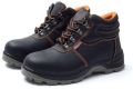 Genuine Leather mens industrial leather safety shoes
