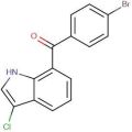 3-Chloro-7-4-Bromobenzoyl Indole
