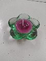 Flower Glass Candle