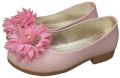 Kids Pink Round Toe Belly Shoes