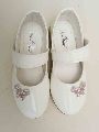Kids White Butterfly Belly Shoes