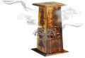 wooden incense burner