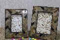 horn carving design photo picture frames