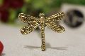 dragonfly shape brass cabinet knob