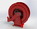 Metal Plastic Round 30kg ab hose red Hose Reels