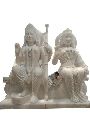 Marble Ram Sita Statue