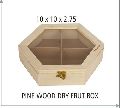 Pine Wood Dry Fruit Box