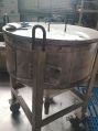 Mild Steel Metallic Silver New Coated hopper storage tank