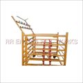 Mild Steel Yellow Polished Material Handling Trolley